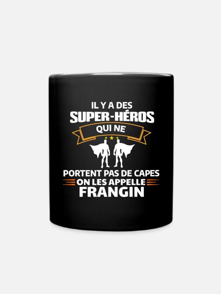 Super-Héros Sans Capes - Mug uni - noir