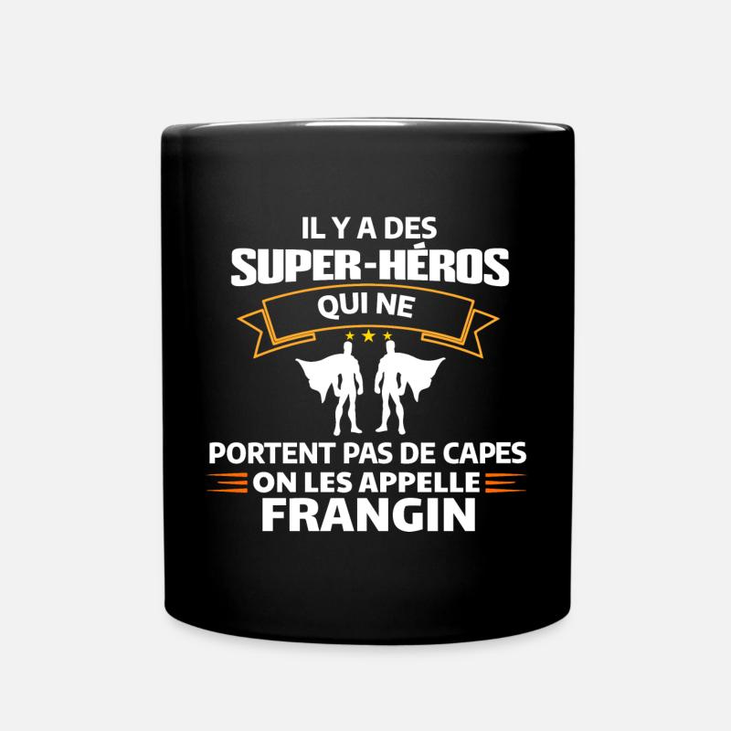 Super-Héros Sans Capes - Mug uni - noir