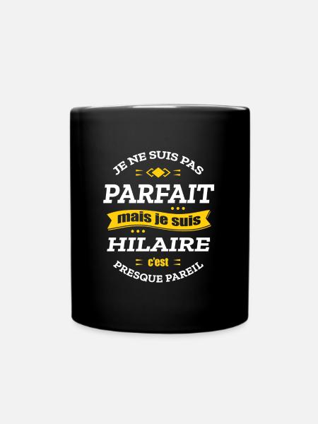 HILAIRE PARFAIT - PRENOM HILAIRE - Mug uni - noir