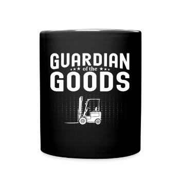 Forklift Operator Funny Gag Joke Forklift - Tasse einfarbig - Schwarz - Vorne