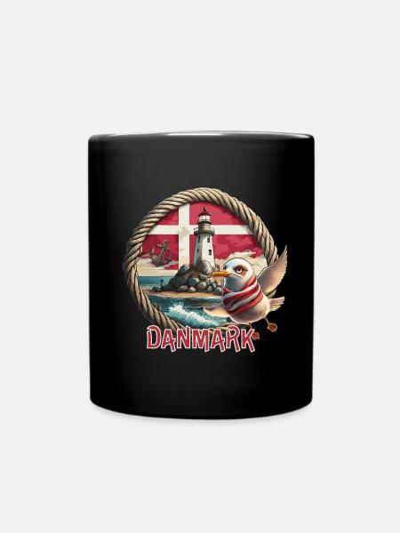 Danemark - Danemark - Mug uni - noir