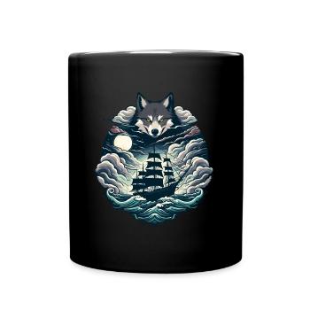 Mysticisme nautique : Aventure en voilier - Mug uni - noir - Devant