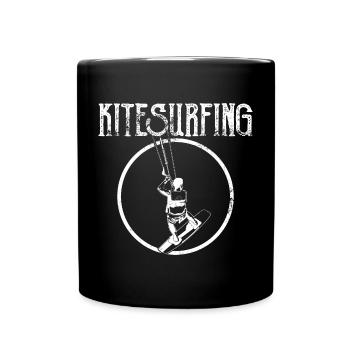 Kitesurf - Mug uni - noir - Devant