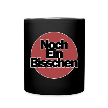 Nächtliche Stimmungen Spruchdesign - Tasse einfarbig - Schwarz - Vorne