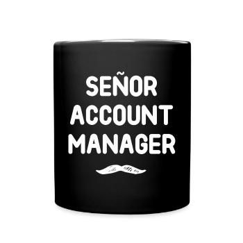 Señor Account Manager - Full Colour Mug - black - Front