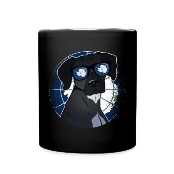 Antarktis - Tasse einfarbig - Schwarz - Vorne