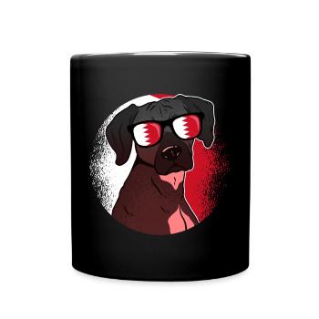 Bahrain - Tasse einfarbig - Schwarz - Vorne