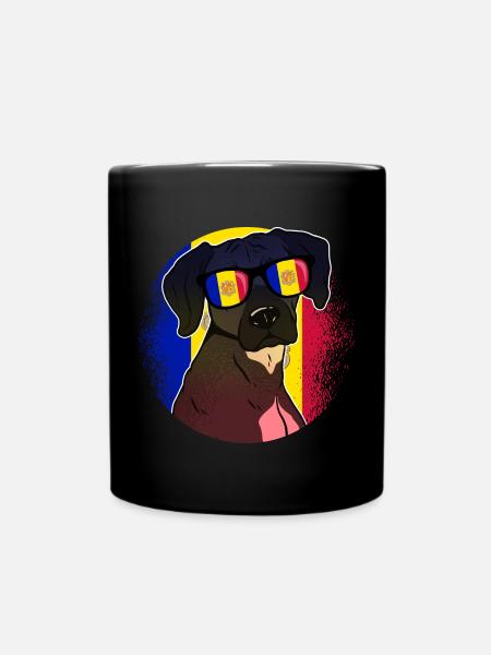 Andorra - Tasse einfarbig - Schwarz