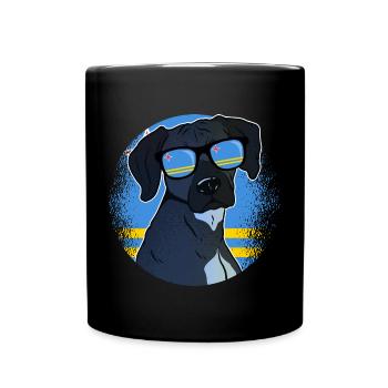 Aruba - Tasse einfarbig - Schwarz - Vorne