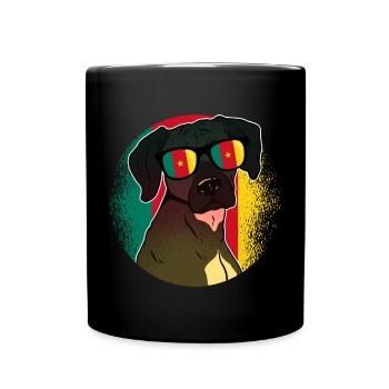 Kamerun - Tasse einfarbig - Schwarz - Vorne