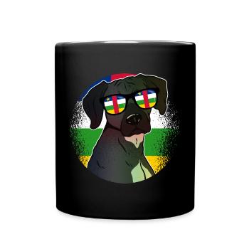 Central African Republic - Full Colour Mug - black - Front