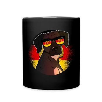 DDR - Tasse einfarbig - Schwarz - Vorne
