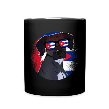 Kuba - Tasse einfarbig - Schwarz - Vorne