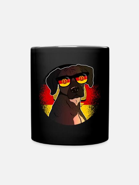 DDR - Tasse einfarbig - Schwarz