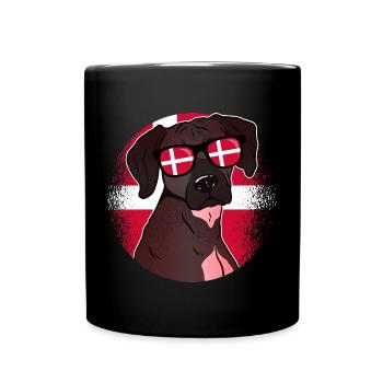 Danemark - Mug uni - noir - Devant
