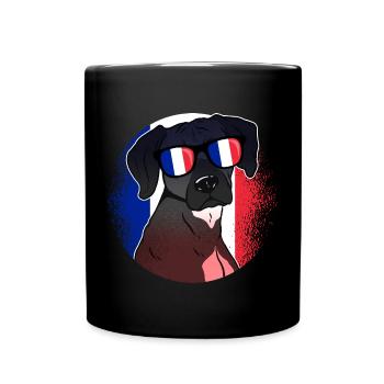 France - Full Colour Mug - black - Front