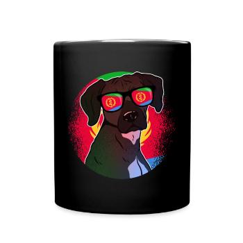 Eritrea - Tasse einfarbig - Schwarz - Vorne