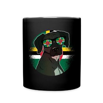 Dominica - Full Colour Mug - black - Front