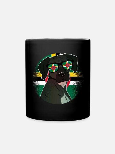 Dominica - Tasse einfarbig - Schwarz