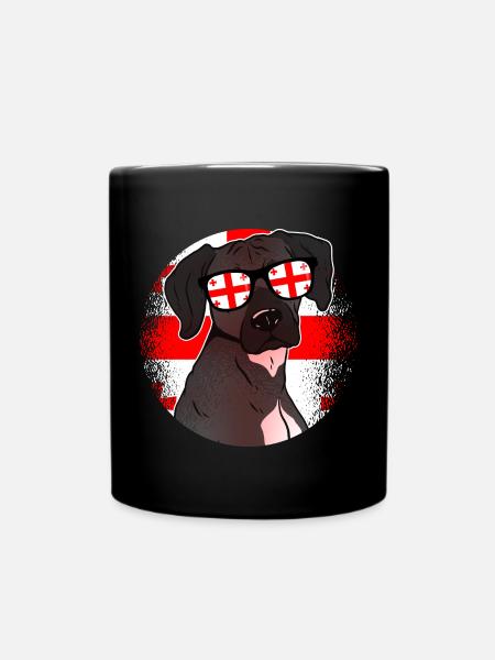 Georgien - Tasse einfarbig - Schwarz
