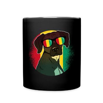 Guinée - Mug uni - noir - Devant