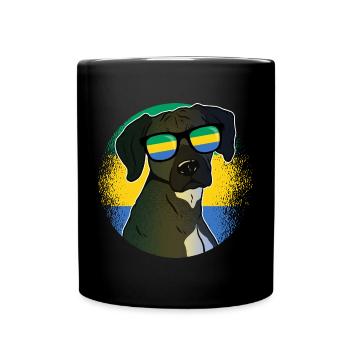 Gabon - Full Colour Mug - black - Front