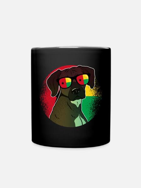 Guinea-Bissau - Tasse einfarbig - Schwarz