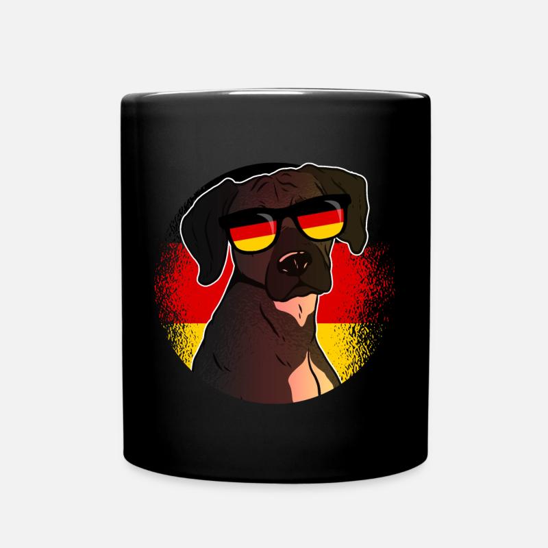 Deutschland - Tasse einfarbig - Schwarz