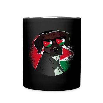 Jordanie - Mug uni - noir - Devant