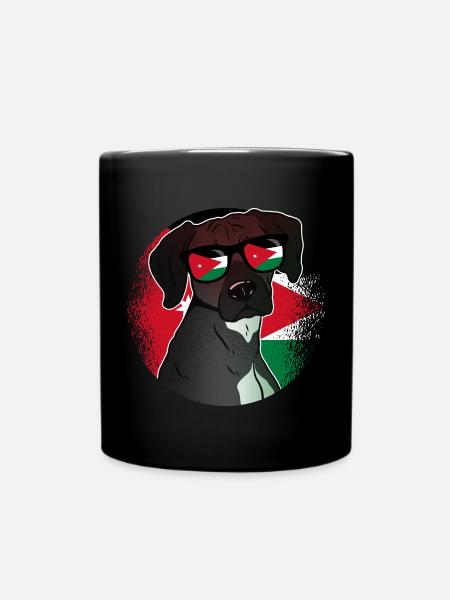 Jordanien - Tasse einfarbig - Schwarz