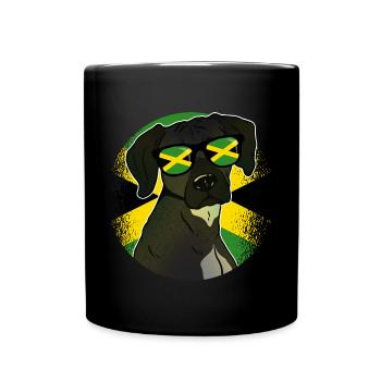 Jamaika - Tasse einfarbig - Schwarz - Vorne