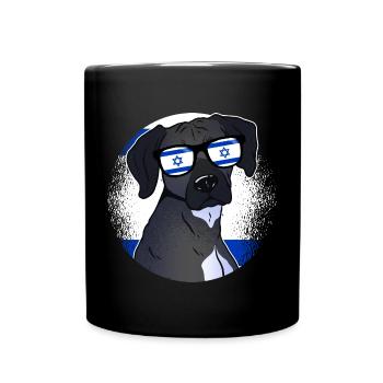 Israël - Mug uni - noir - Devant