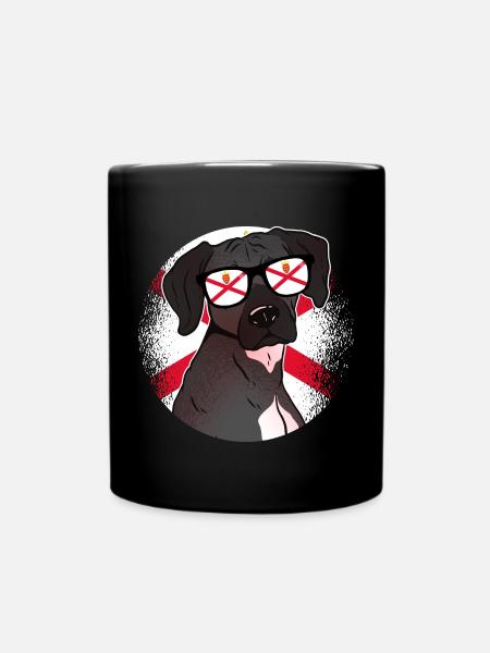 Jersey - Tasse einfarbig - Schwarz