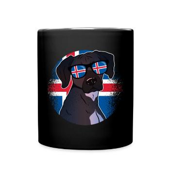 Iceland - Full Colour Mug - black - Front