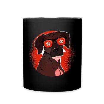 Hong Kong - Full Colour Mug - black - Front