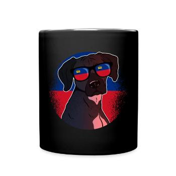 Liechtenstein - Tasse einfarbig - Schwarz - Vorne