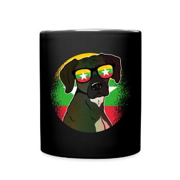 Myanmar - Full Colour Mug - black - Front