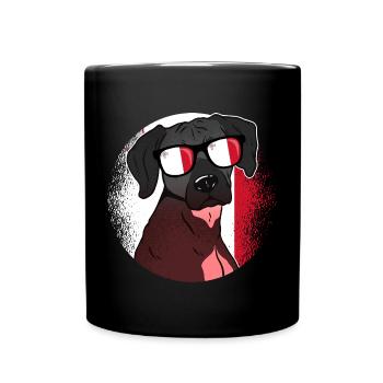 Malta - Tasse einfarbig - Schwarz - Vorne