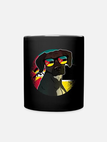 Mosambik - Tasse einfarbig - Schwarz