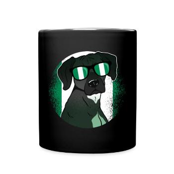 Nigeria - Tasse einfarbig - Schwarz - Vorne