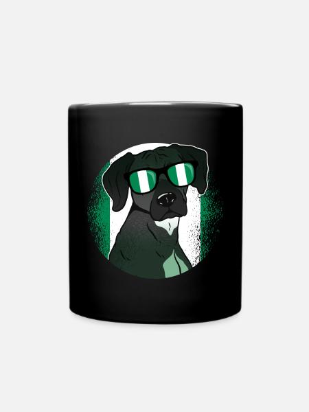 Nigeria - Tasse einfarbig - Schwarz