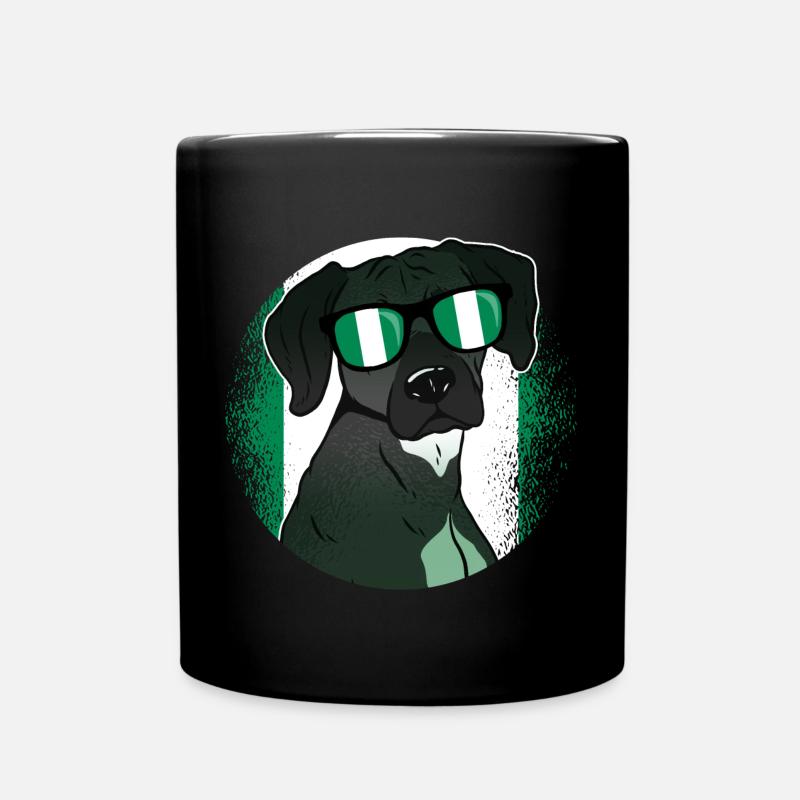 Nigeria - Tasse einfarbig - Schwarz
