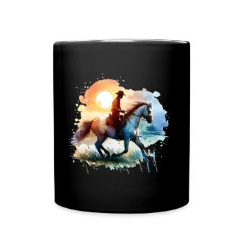 Cowboy Styles - Full Colour Mug - black - Front