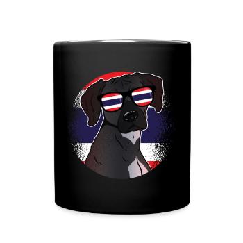 Thailand - Tasse einfarbig - Schwarz - Vorne