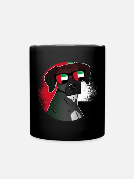 Vereinigte Arabische Emirate - Tasse einfarbig - Schwarz