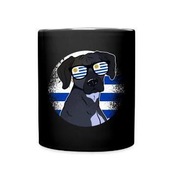 Uruguay - Tasse einfarbig - Schwarz - Vorne