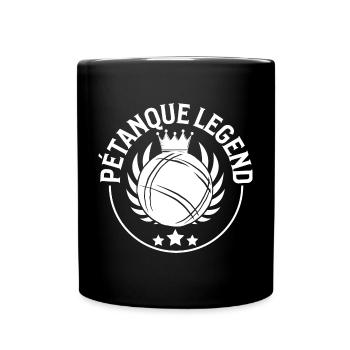 Boule balls for boules boules set and petanque - Full Colour Mug - black - Front