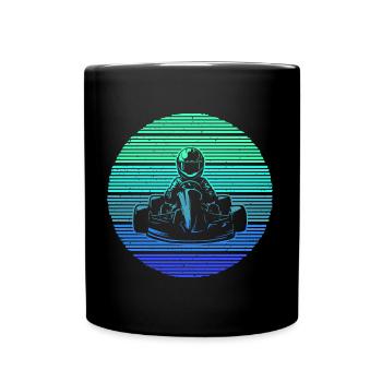 Kart Racing Motorsport Karts Garçons Go-Kart Homme - Mug uni - noir - Devant