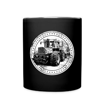 Traktor 1300 TRAC - Tasse einfarbig - Schwarz - Vorne