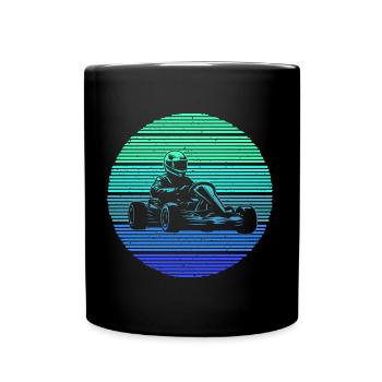 Kart Racing Motorsport Karts Hommes Go-Kart Garçons - Mug uni - noir - Devant